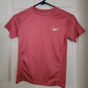Boys Size 8 Light Red Athletic T-Shirt Short Sleeve Activewear